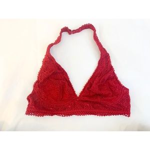 Red Lace Bralette